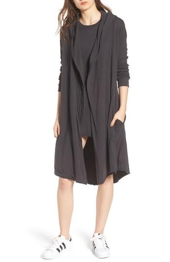 Women's Frank & Eileen Tee Lab Hoodie Cardigan /small - Grey