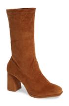 Women's Sbicca Jenice Stretch Corduroy Bootie M - Brown