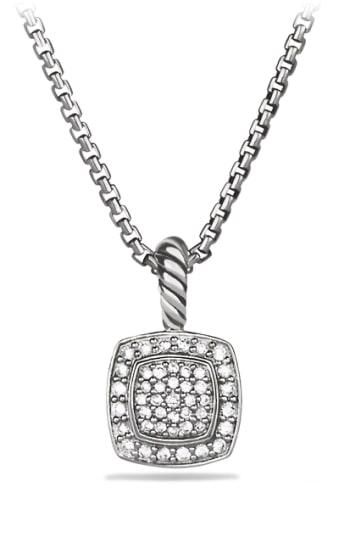 Women's David Yurman 'albion' Pendant With Diamonds On Chain