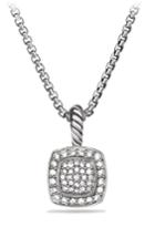 Women's David Yurman 'albion' Pendant With Diamonds On Chain