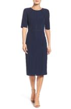 Women's Maggy London Solid Dream Crepe Dress - Blue