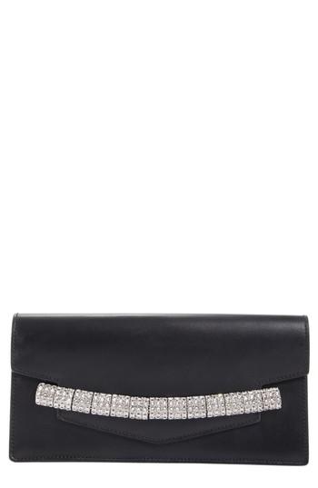 Calvin Klein 205w395nyc Crystal Strap Calfskin Clutch -