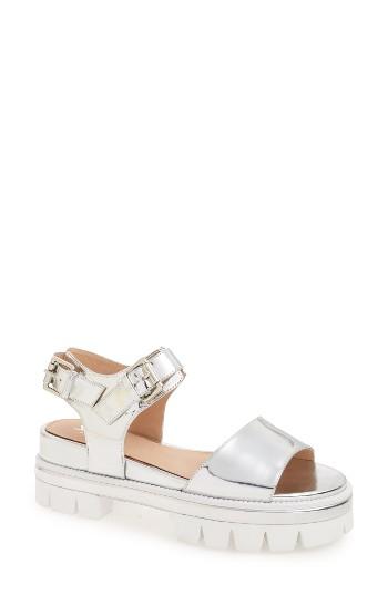 Women's Shellys London Dita Platform Sandal Eu - Metallic