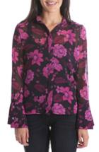 Women's Kut From The Kloth Odelline Bell Sleeve Top - Black