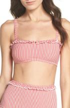 Women's Solid & Striped The Leslie Bikini Top - Red