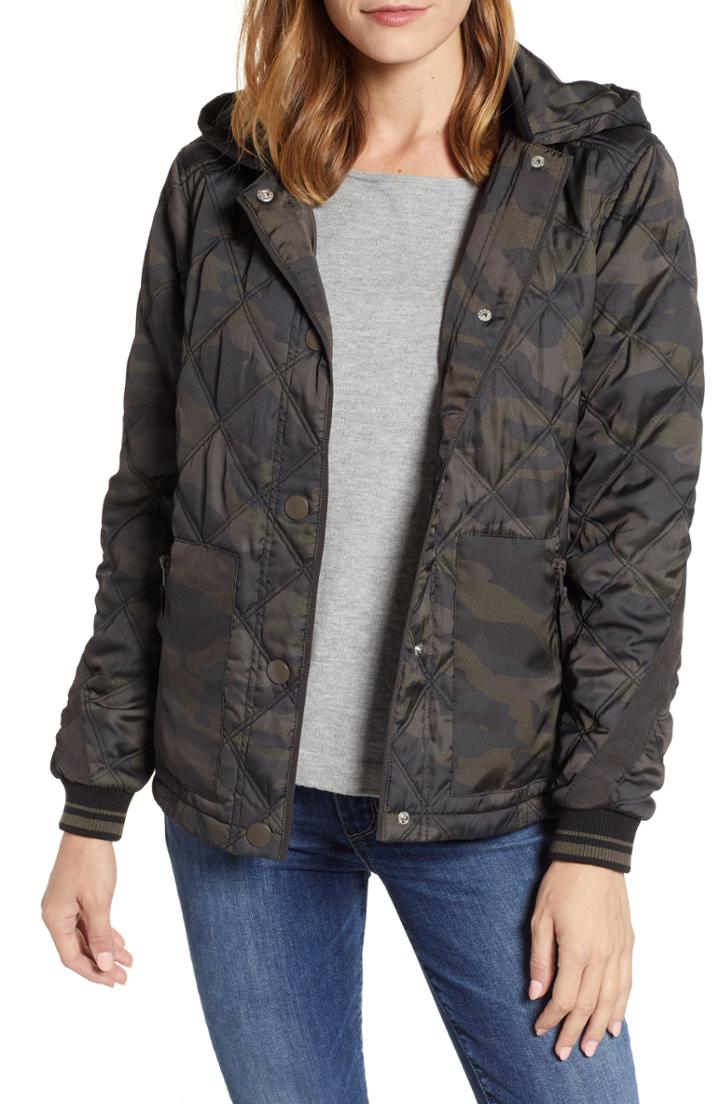 Women's Wit & Wisdom Lightweight Quilted Jacket - Green