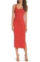 Women's French Connection Tommy Ribbed Tank Dress - Red