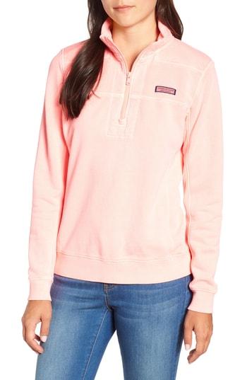 Women's Vineyard Vines Garment Dyed Classic Shep Pullover - Pink