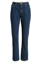 Women's Sezane 1970 The Flared Crop Jeans - Blue