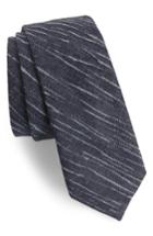 Men's 1901 Patchwork Denim Skinny Tie, Size - Blue