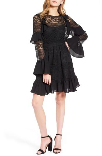 Women's Devlin Marah Lace Bell Sleeve Dress