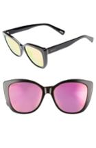 Women's Diff Ruby 54mm Polarized Sunglasses - Black/ Pink