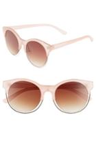 Women's Bp. Key Largo 50mm Round Sunglasses - Crystal Pink