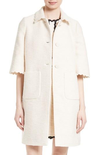 Women's Kate Spade New York Textured Tweed Coat