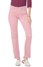 Women's Nydj Marilyn Stretch Twill Straight Leg Pants - Pink