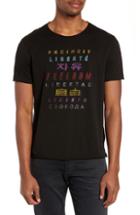 Men's John Varvatos Star Usa Freedom Fit T-shirt, Size Large - Black