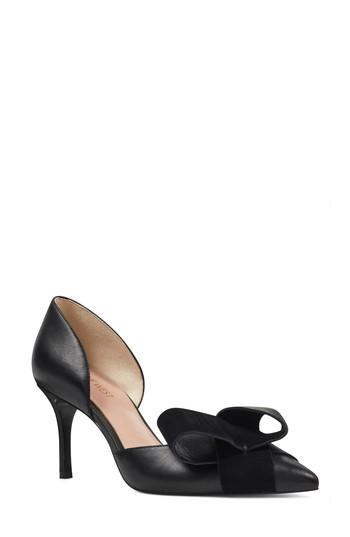 Women's Nine West Mcfally D'orsay Pump .5 M - Black
