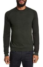 Men's Ted Baker London Pepmint Herringbone Sleeve Sweatshirt (m) - Beige