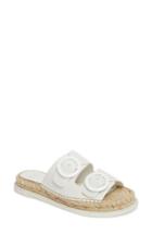 Women's Marc Fisher Ltd Ramba Espadrille Slide Sandal .5 M - White