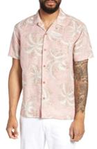 Men's Ymc Malick Slim Fit Print Sport Shirt - Pink