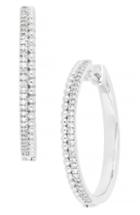 Women's Carriere Medium Diamond Hoop Earrings (nordstrom Exclusive)
