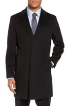 Men's Sand Wool & Cashmere Topcoat R Eu - Grey