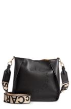 Stella Mccartney Perforated Logo Faux Leather Crossbody Bag -