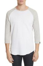 Men's Rag & Bone Rigby Baseball T-shirt - Grey