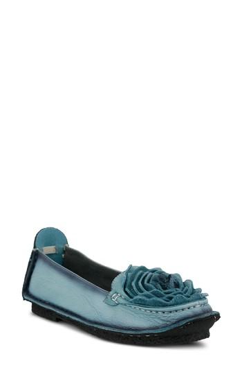 Women's L'artiste Dezi Flat .5-6us / 36eu - Blue