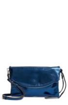 Sole Society Missa Metallic Clutch - Blue