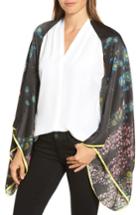 Women's Ted Baker London Unity Floral Silk Cape Scarf