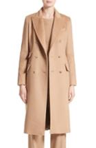 Women's Max Mara Derris Camel Hair Coat