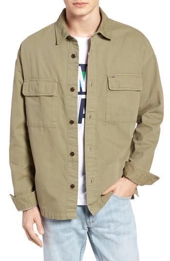 Men's Tommy Jeans Workwear Shirt - Green