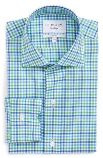 Men's Ledbury The Deloss Slim Fit Check Sport Shirt