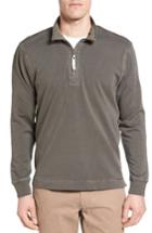 Men's True Grit Half Zip Pullover, Size - Grey