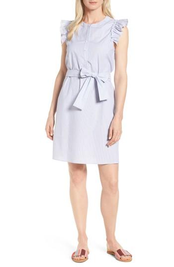 Women's Gibson X Hi Sugarplum! Flamenco Ruffle Trim Dress - Blue