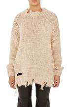 Women's Topshop Boutique Ladder Stitch Detail Sweater Us (fits Like 6-8) - Beige