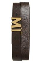 Men's Mcm 'claus' Reversible Leather Belt