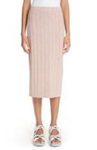 Women's Marc Jacobs Metallic Knit Pencil Skirt - Coral