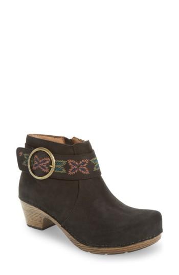 Women's Dansko Mina Bootie .5-6us / 36eu M - Black
