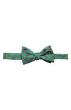 Men's Lazyjack Press Naughty Or Nice Silk Bow Tie, Size - Green