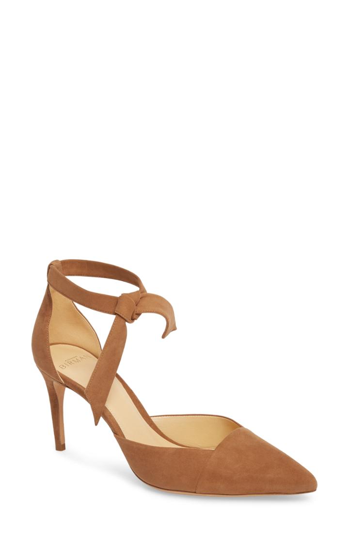 Women's Alexandre Birman Azalea Tie Strap Pump .5 M - Beige