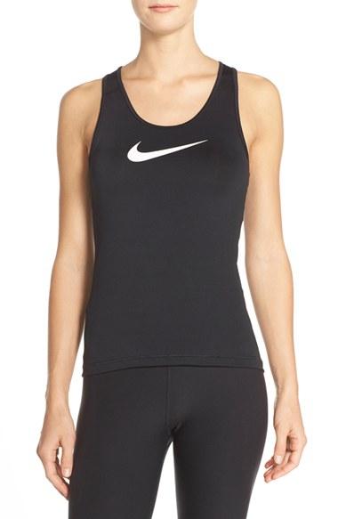Women's Nike 'pro' Dri-fit Racerback Tank - Black