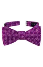 Men's Ted Baker London Geo Silk Bow Tie, Size - Pink