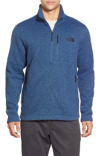 Men's The North Face Gordon Lyons Quarter-zip Fleece Jacket - Blue