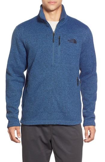 Men's The North Face Gordon Lyons Quarter-zip Fleece Jacket - Blue