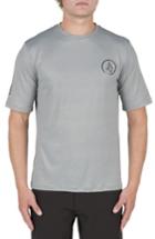 Men's Volcom Short Sleeve Rashguard, Size - Metallic
