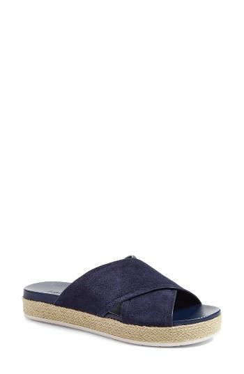 Women's Vince Villaire Espadrille Slide Sandal M - Blue