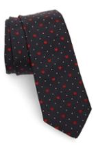 Men's Paul Smith Heart Silk Tie, Size - Blue