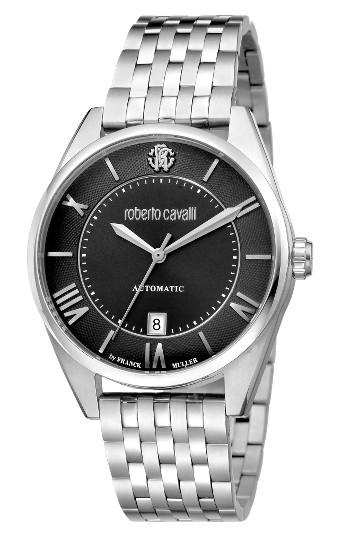 Men's Roberto Cavalli By Franck Muller Automatic Bracelet Watch, 40mm